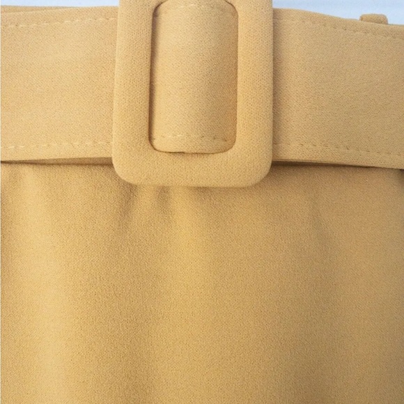 Girls New Look 915 Generation A-Line Belted Skirt Yellow Age 9 years & 14 - 15 Y - Picture 3 of 4